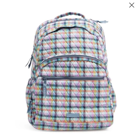 Vera Bradley Handbags - Vera Bradley Outlet Essential Backpack.  Gingham cotton.  NWT.